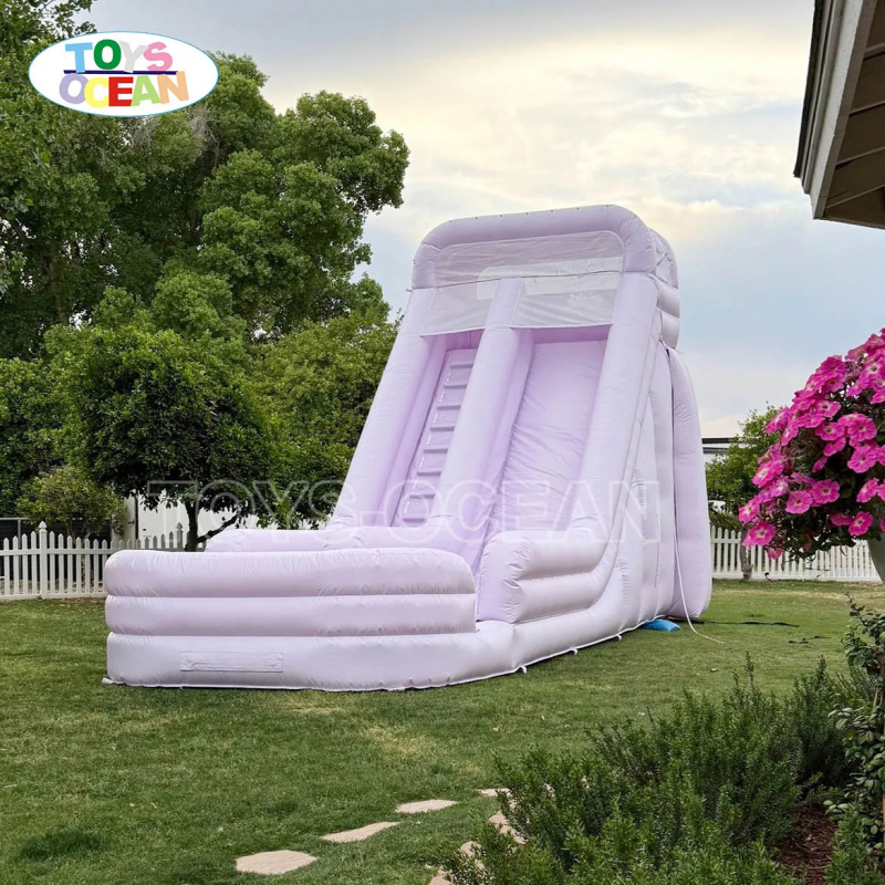 Outdoor Adventure Kids Party - Inflatable Pink Water Slide for Kids