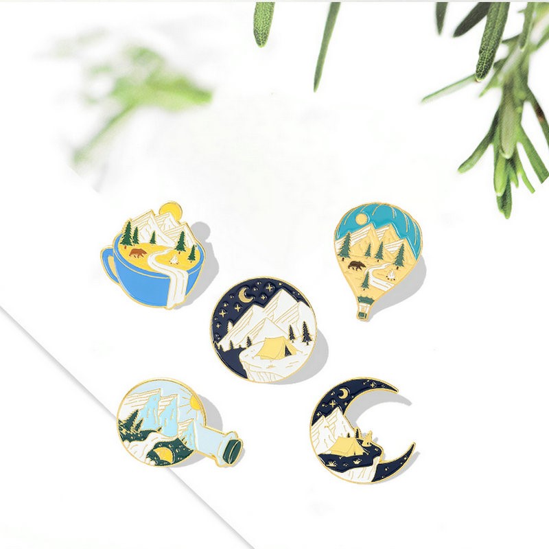 Outdoor Adventure For Kids - Camping Adventure Enamel Pins Custom Outdoors