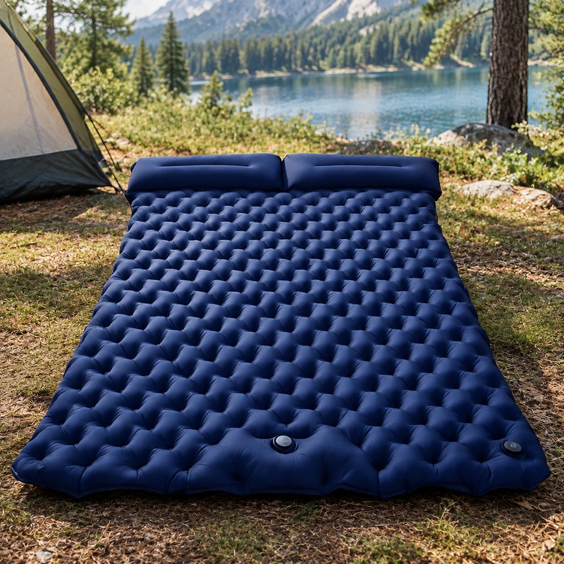 Outdoor Adventure Vehicles - Lightweight Inflatable Camping Sleep Mat, Foldable