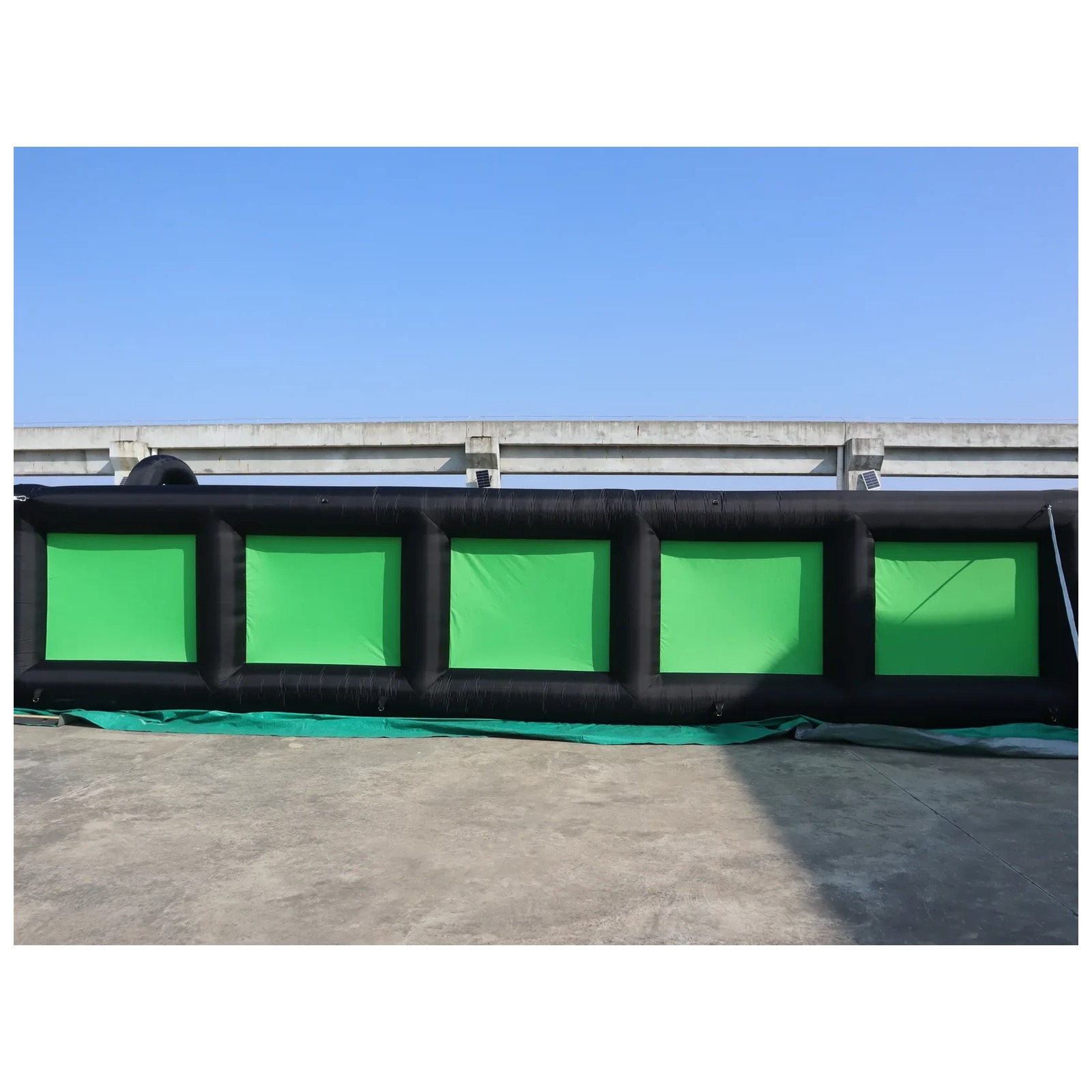 Outdoor Black Green Inflatable - Outdoor Adventure Kids Party ulasan dan harga