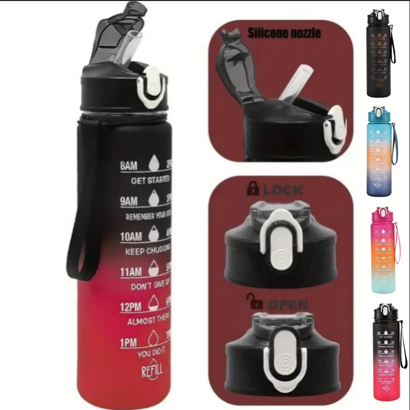 750ml Sports Water Bottle with - Outdoor Adventure Travel ulasan dan harga