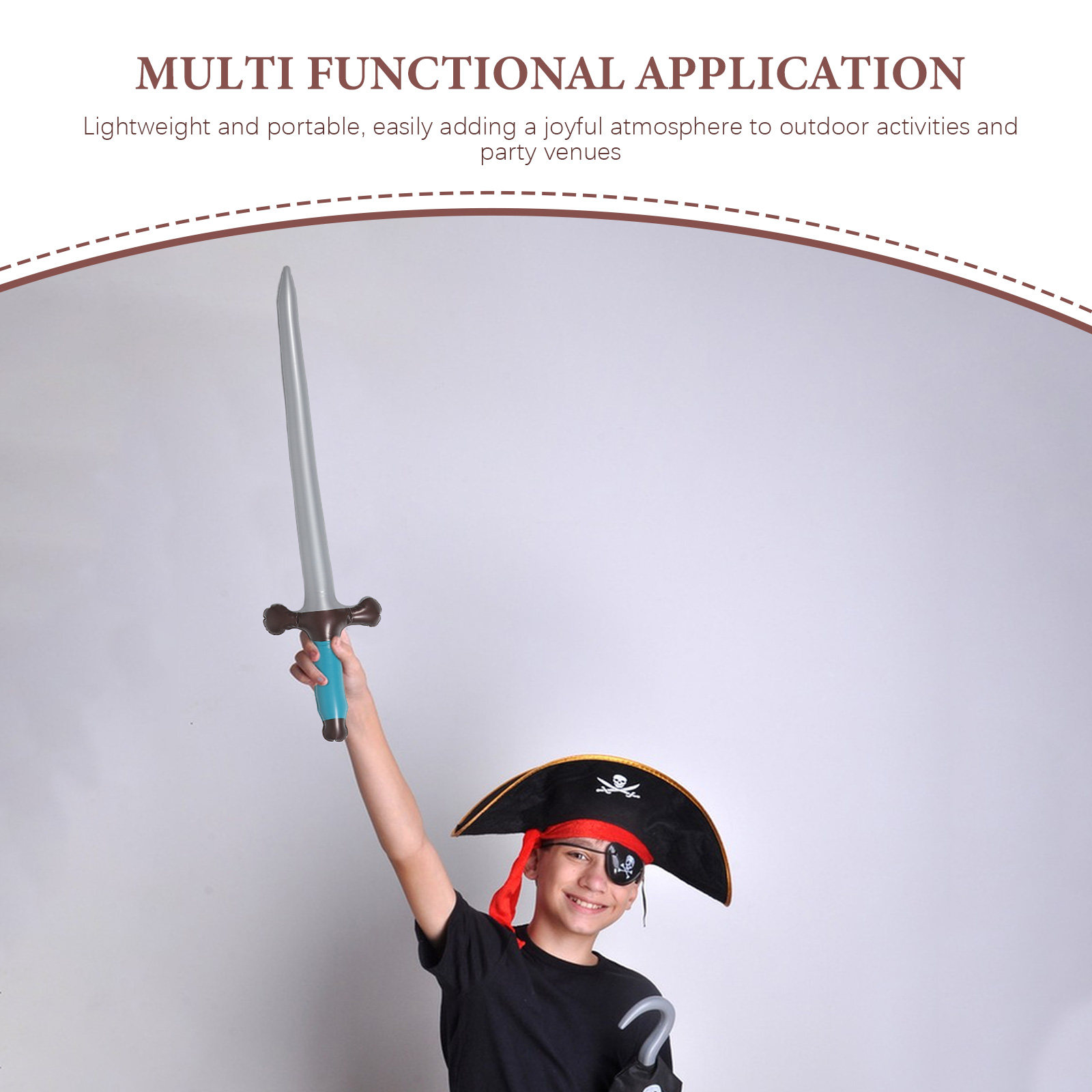 9Pcs Kids Pirate Swords For Pi - Outdoor Adventure Kids Party ulasan dan harga