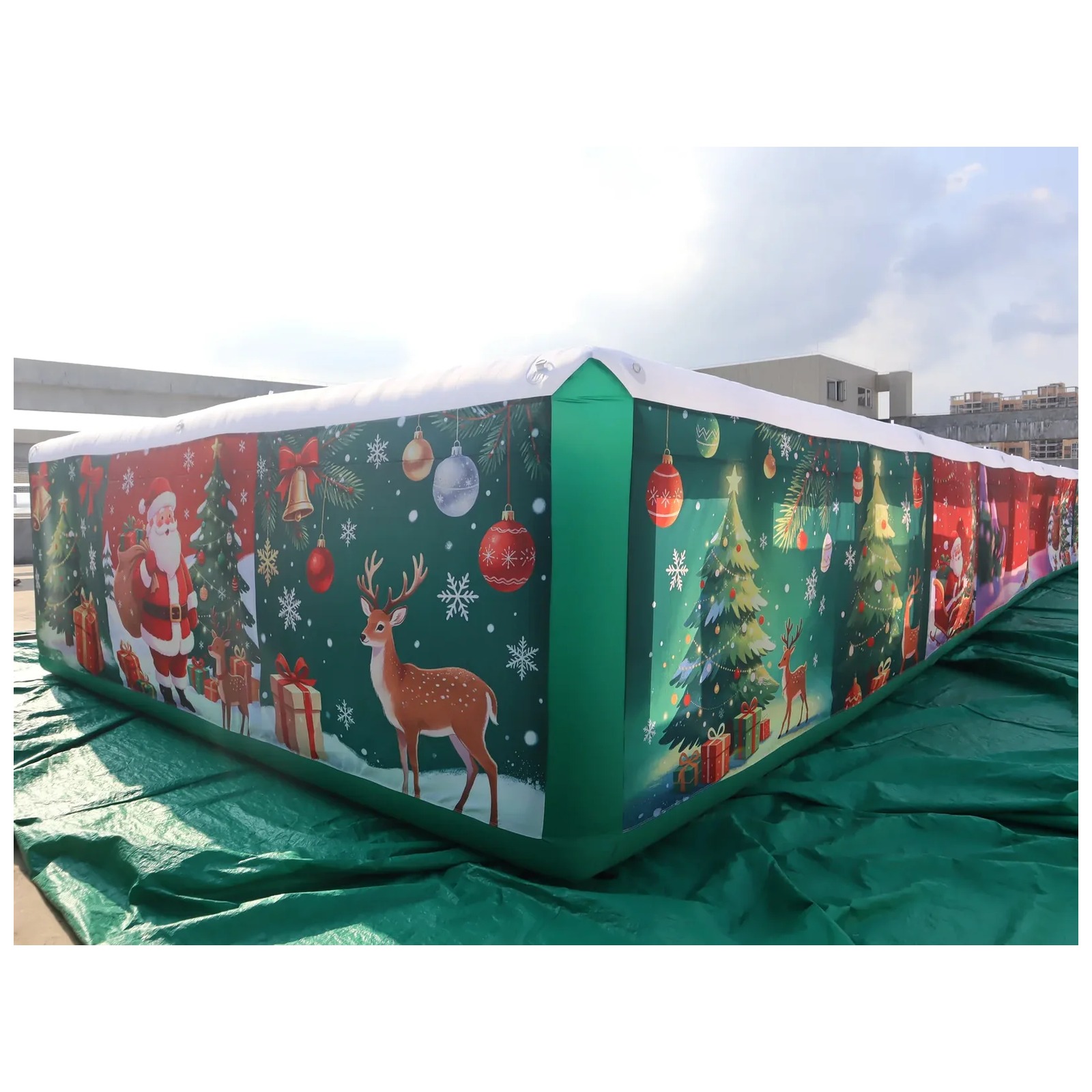 Commercial Long Inflatable Maz - Outdoor Adventure Kids Party ulasan dan harga