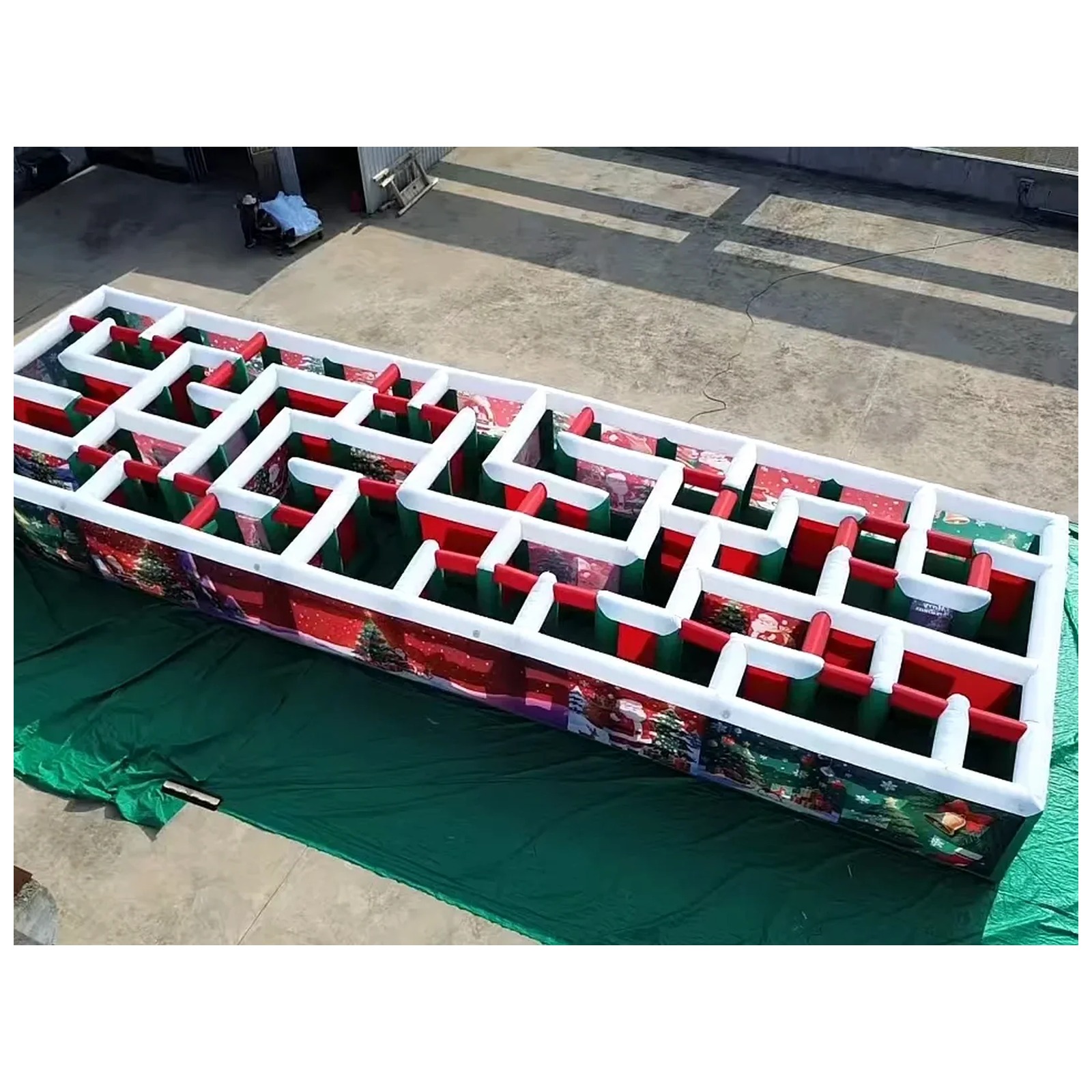 Commercial Long Inflatable Maz - Outdoor Adventure Kids Party ulasan dan harga