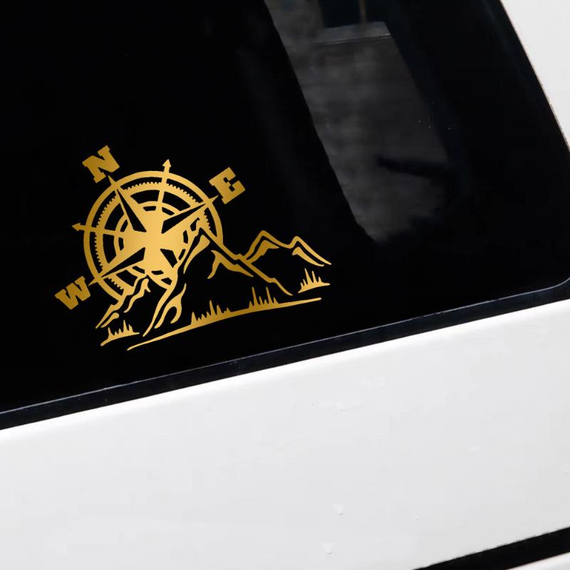 Waterproof Compass Stickers fo - Outdoor Adventure Vehicles ulasan dan harga