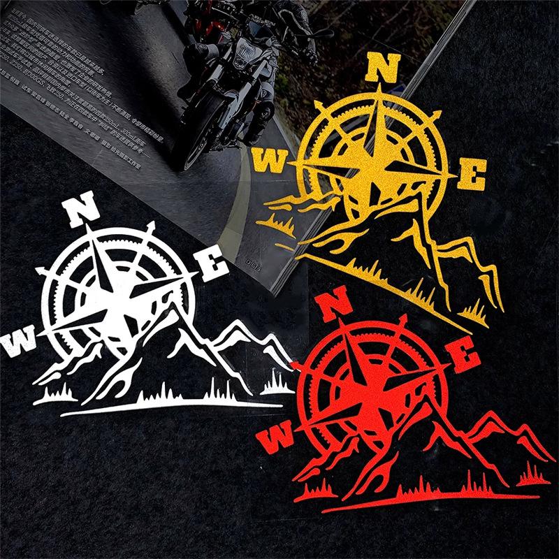 Waterproof Compass Stickers fo - Outdoor Adventure Vehicles ulasan dan harga