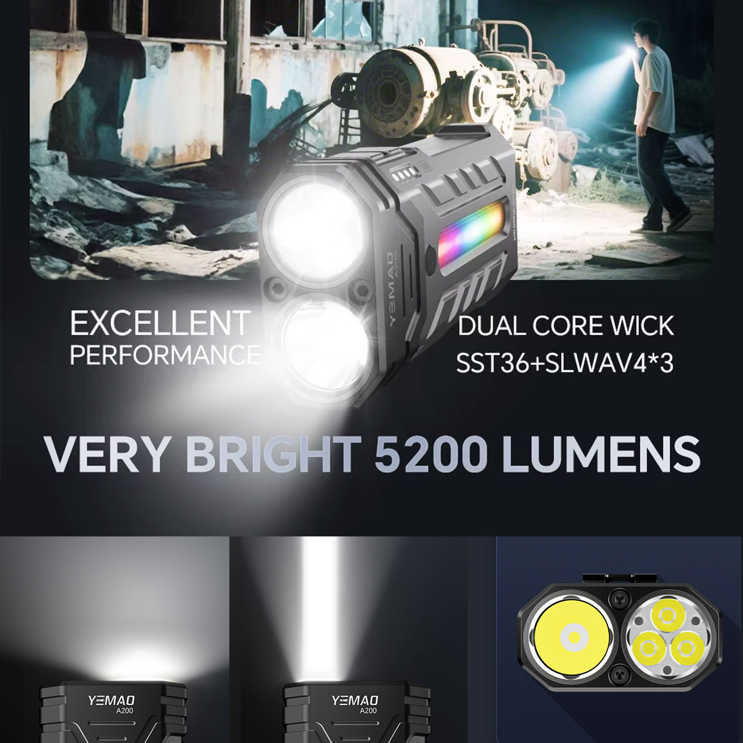 5200LM Innovative Multifunctio - Outdoor Adventure Travel ulasan dan harga