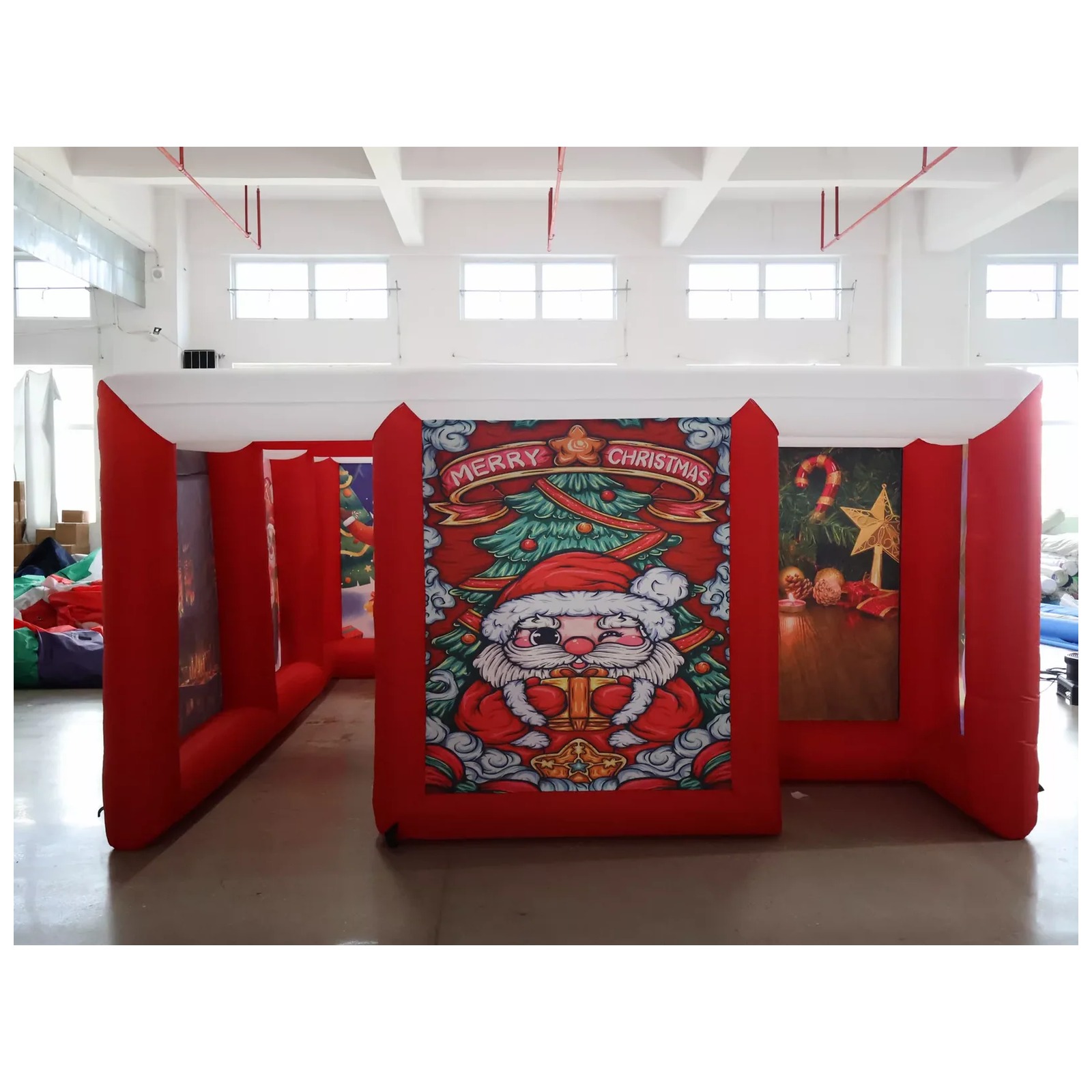 Outdoor Red Covered Inflatable - Outdoor Adventure Kids Party ulasan dan harga