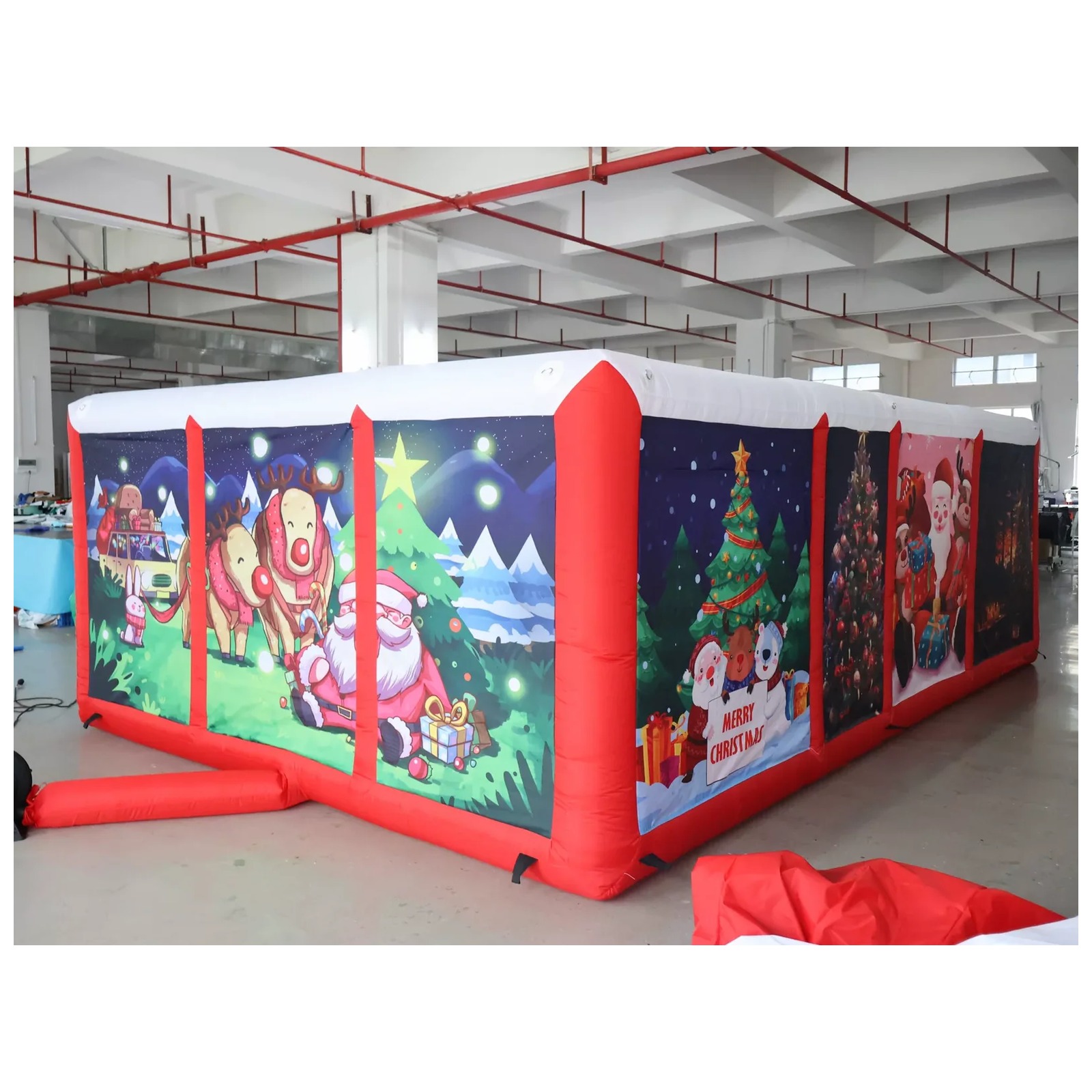 Outdoor Red Covered Inflatable - Outdoor Adventure Kids Party ulasan dan harga
